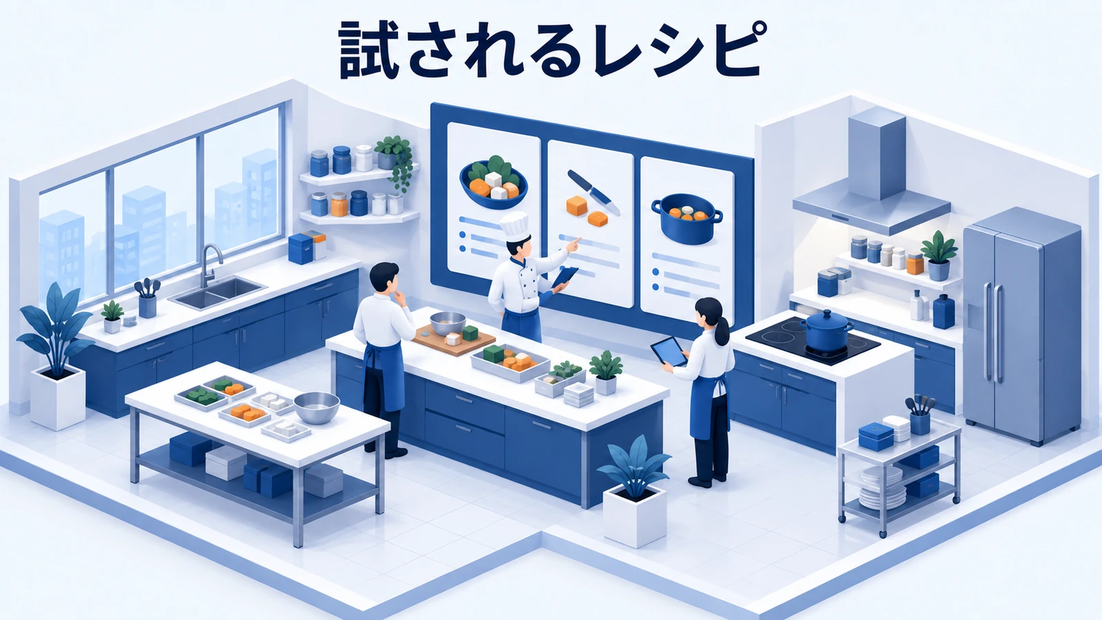 試されるレシピ