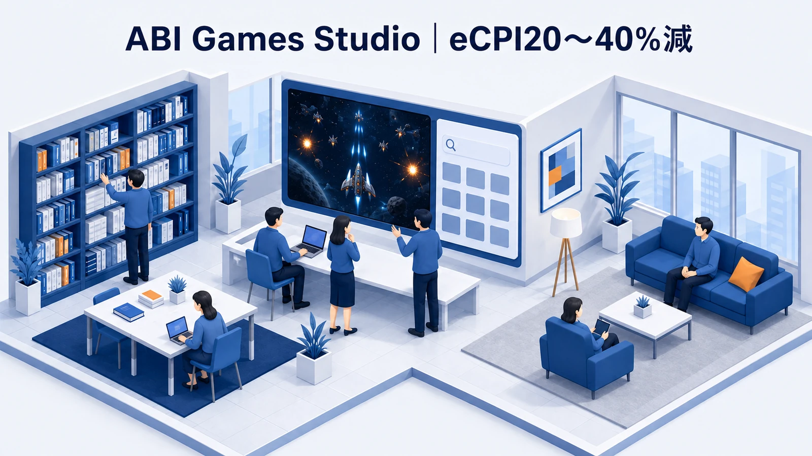 ABI Games Studio｜eCPIを20〜40％削減のゲームマーケティング成功事例