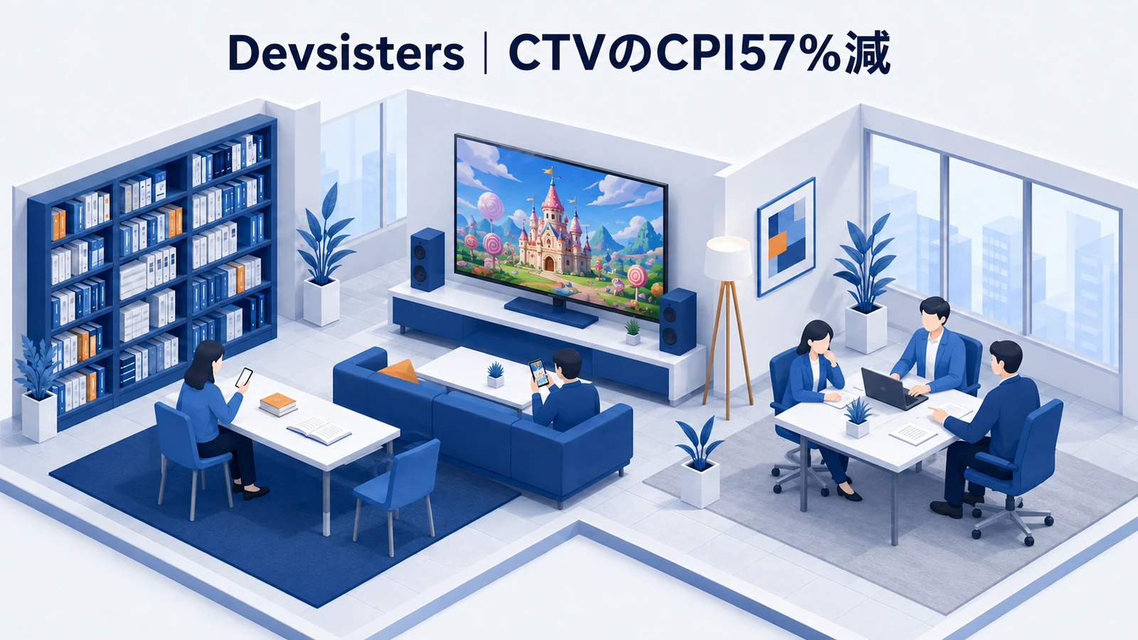 Devsisters｜CTVのCPI57％減、5カ月でROAS100％超のゲームマーケティング成功事例