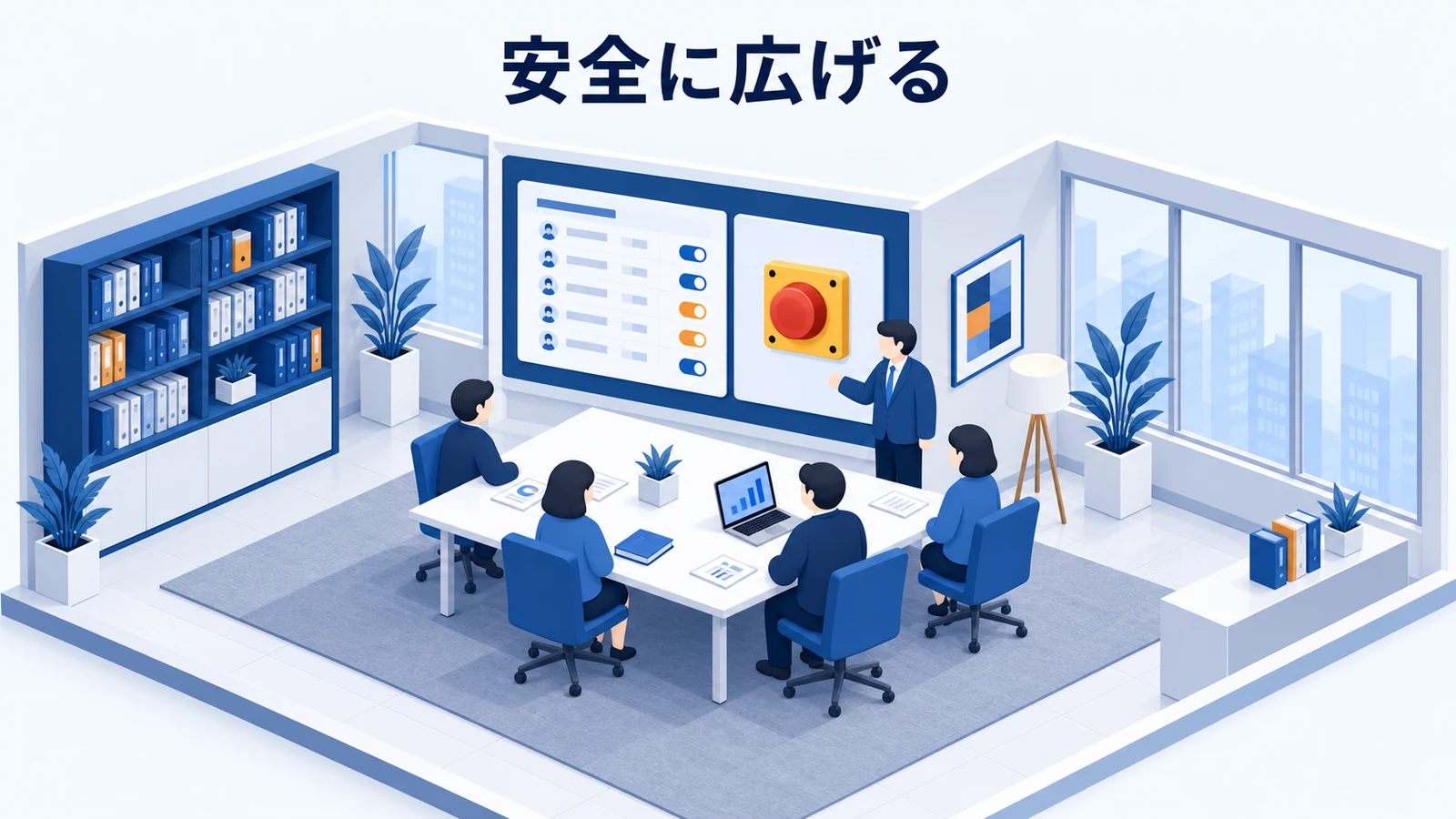 安全に広げる