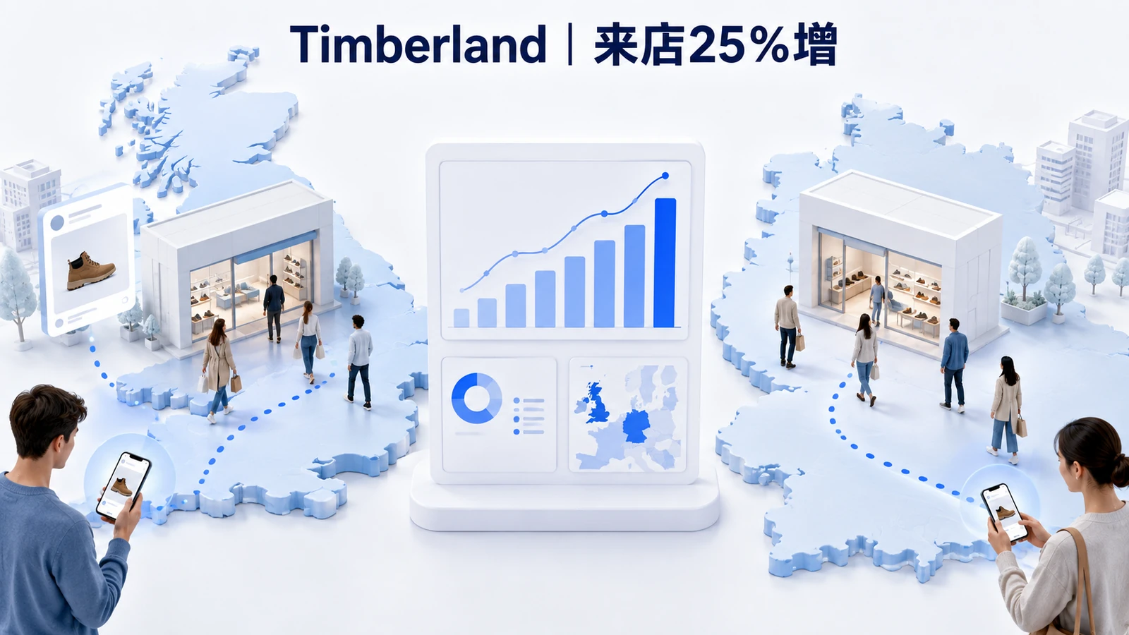 Timberland｜英国の来店25％増、ドイツ16％増のジオターゲティング広告成功事例