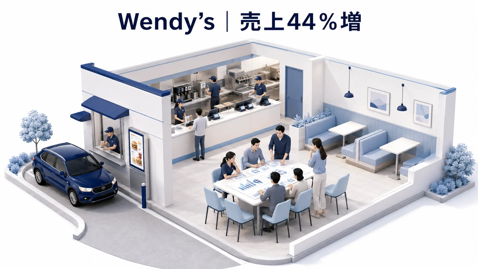 Wendy’s New Zealand｜売上44％増、来店単価47％減のジオターゲティング広告成功事例