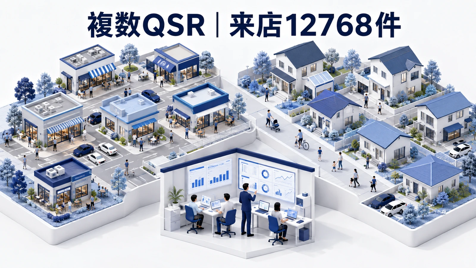 複数店舗QSR｜来店12,768件、1件1.70ドルのジオターゲティング広告成功事例