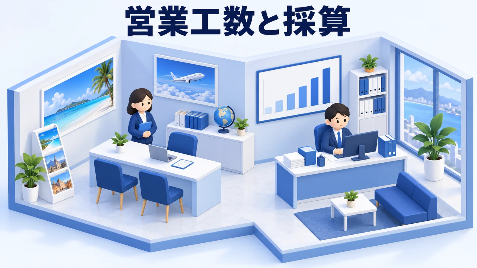 営業費と手配工数を含めて案件の採算を読むの図解