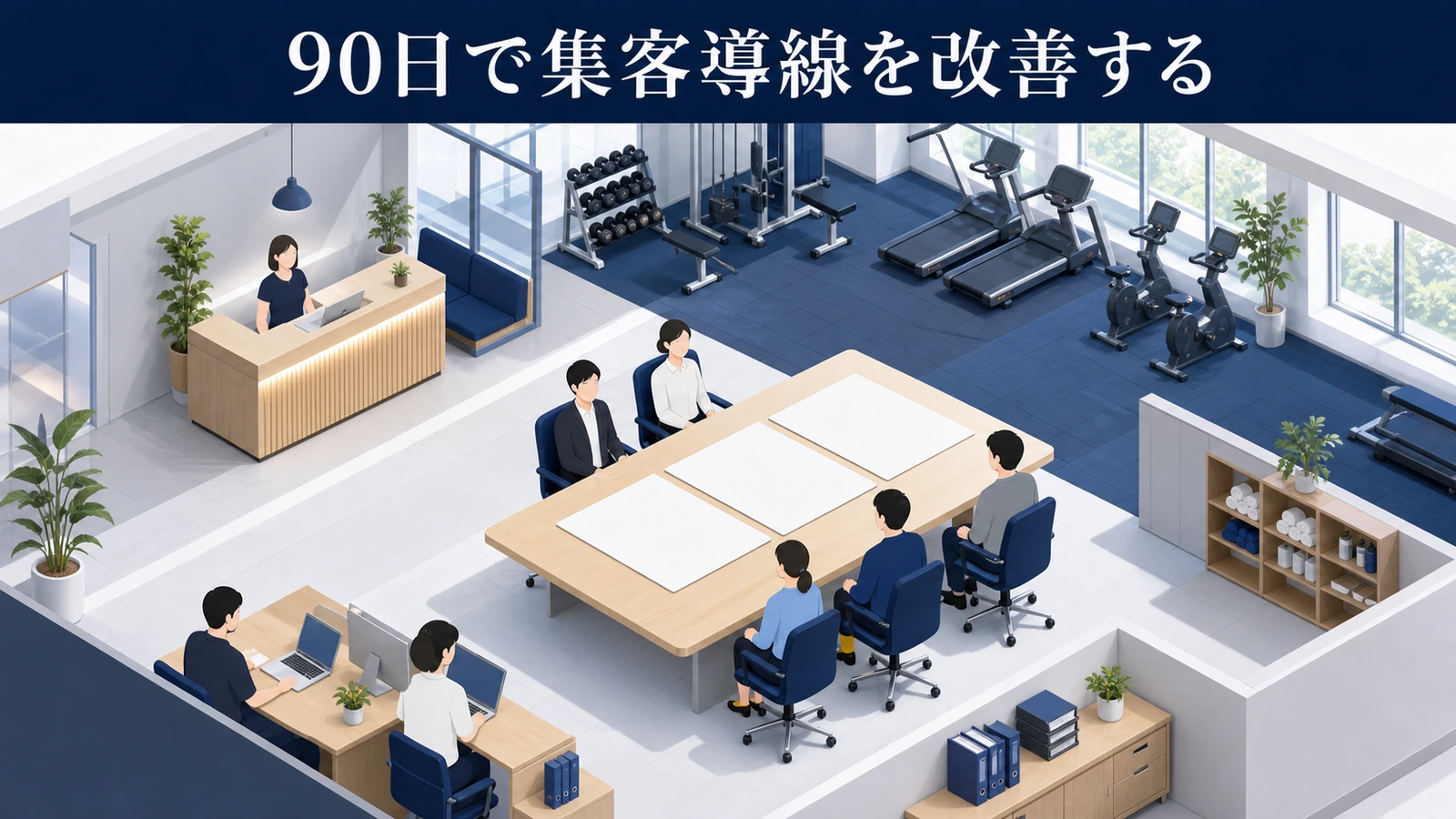 90日で集客導線を改善する