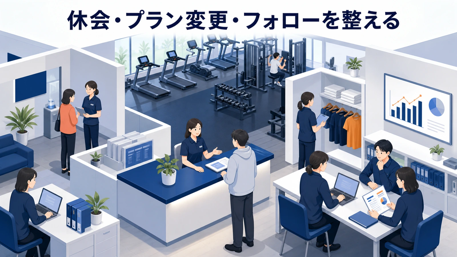 休会・プラン変更・フォローを整える