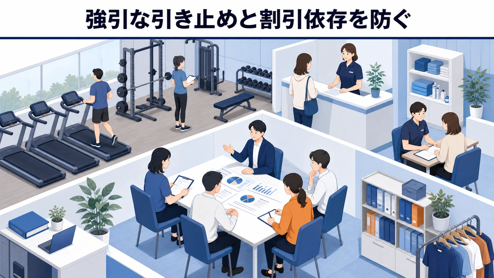 強引な引き止めと割引依存を防ぐ