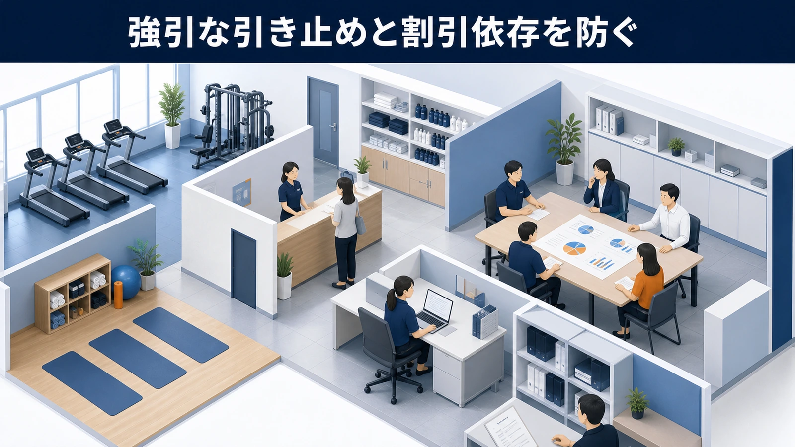 強引な引き止めと割引依存を防ぐ