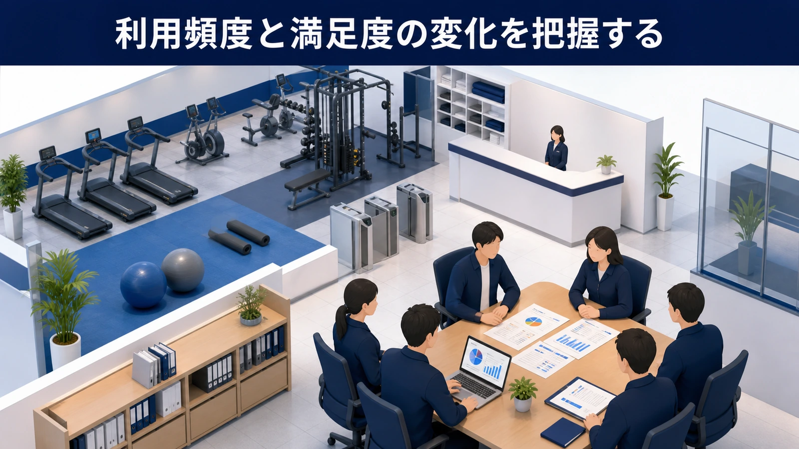利用頻度と満足度の変化を把握する