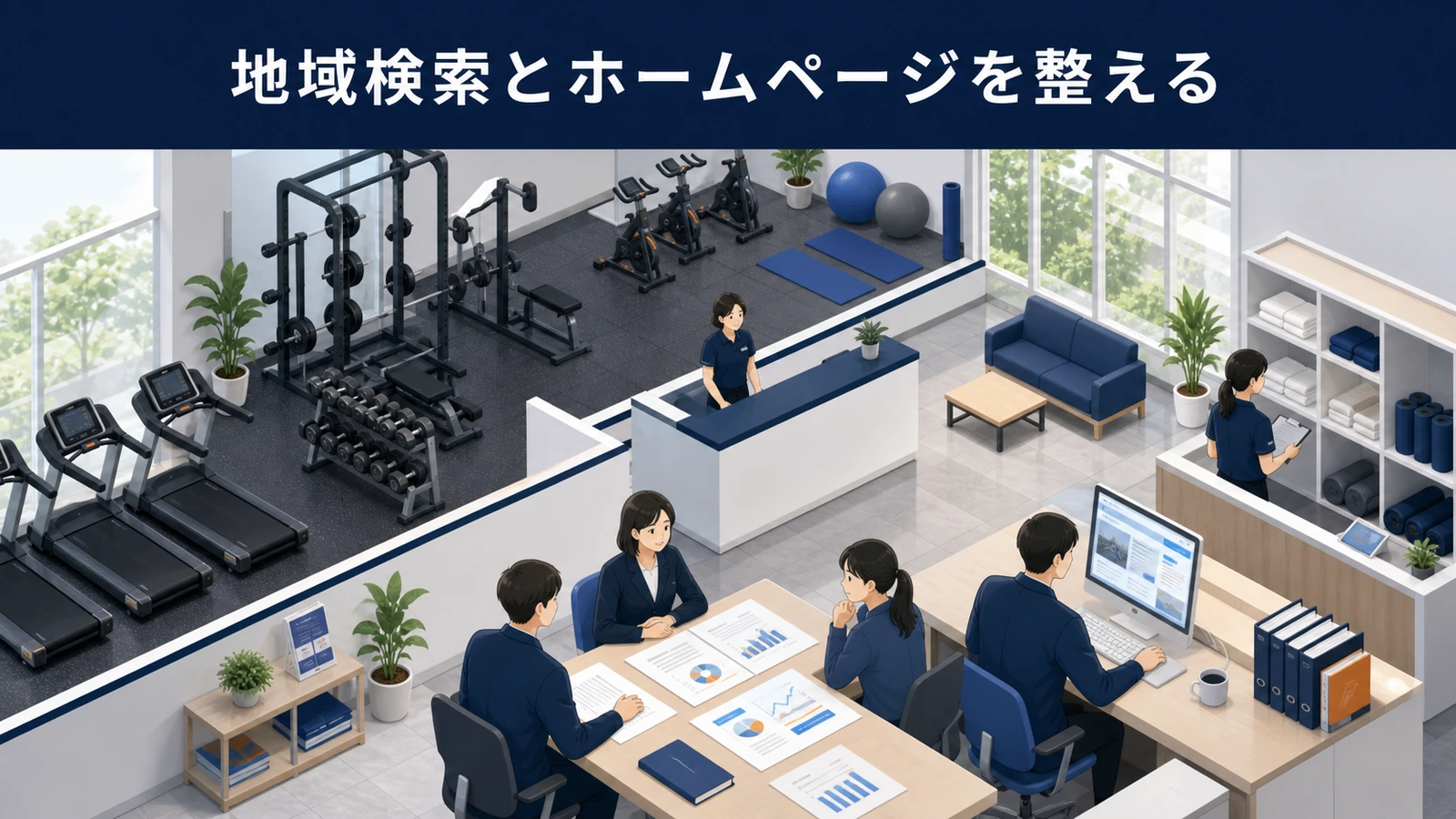 地域検索とホームページを整える
