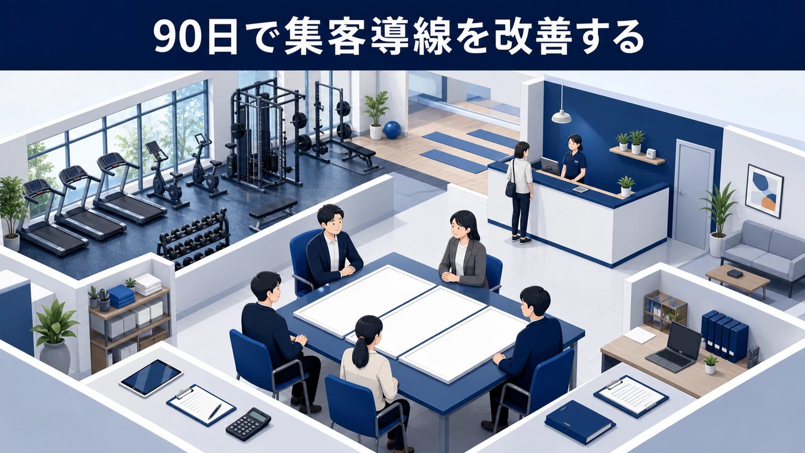 90日で集客導線を改善する