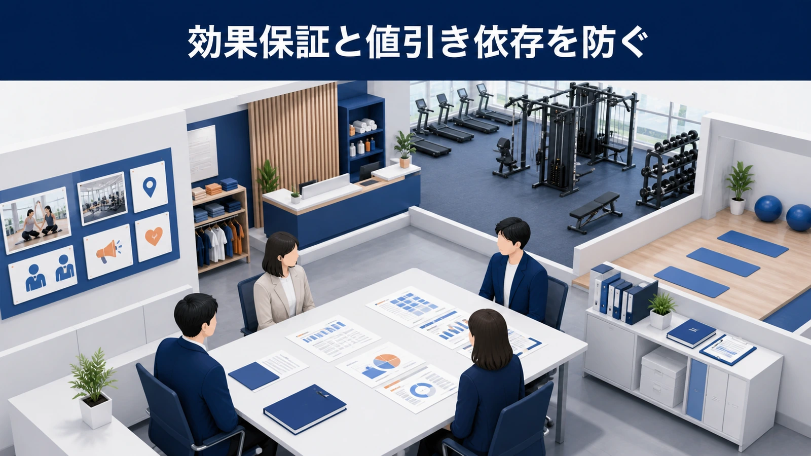 効果保証と値引き依存を防ぐ