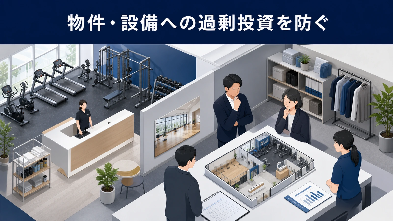 物件・設備への過剰投資を防ぐ