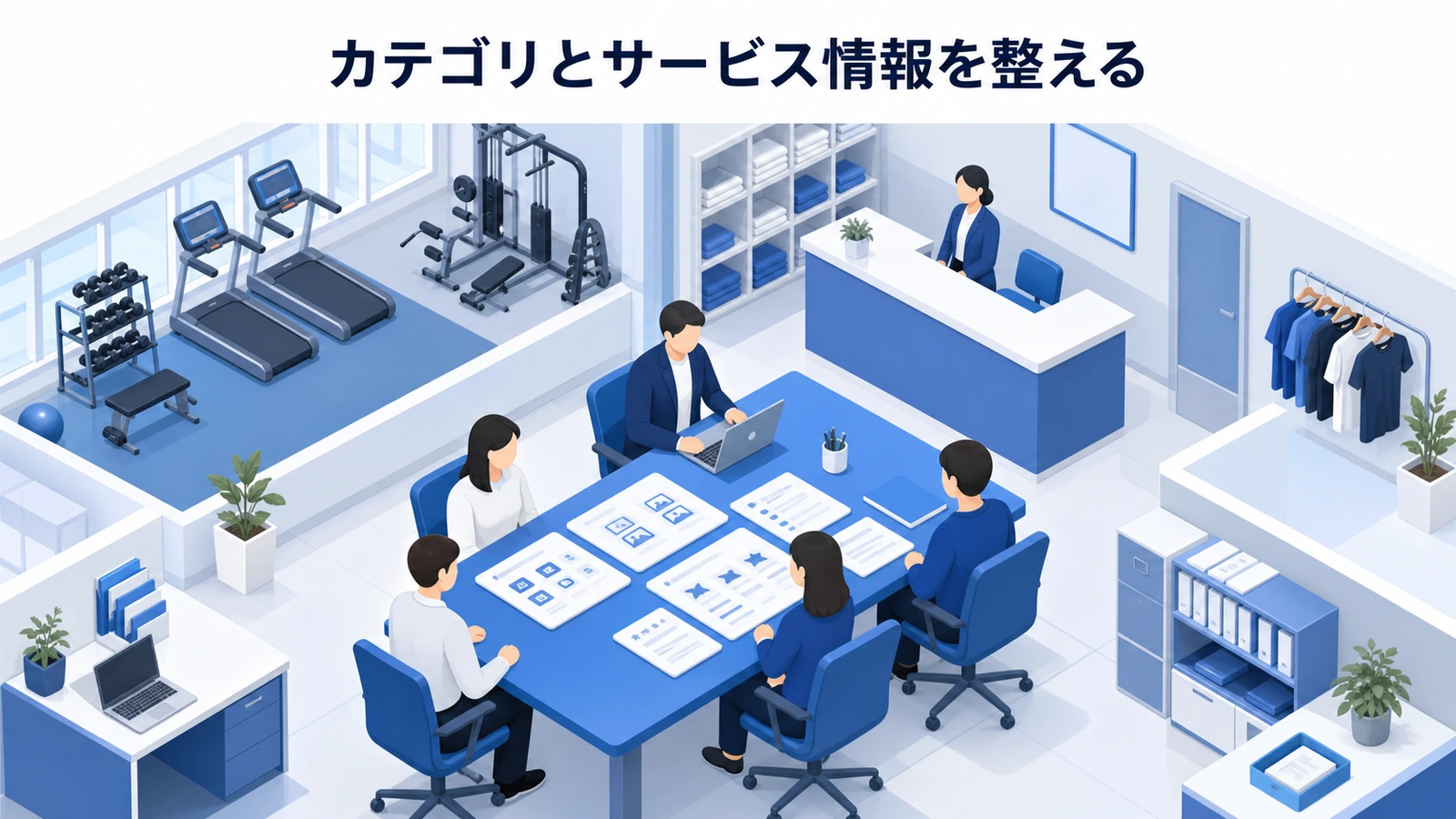 カテゴリとサービス情報を整える