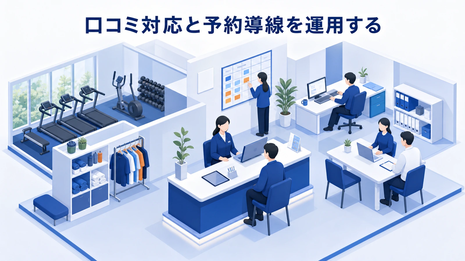 口コミ対応と予約導線を運用する