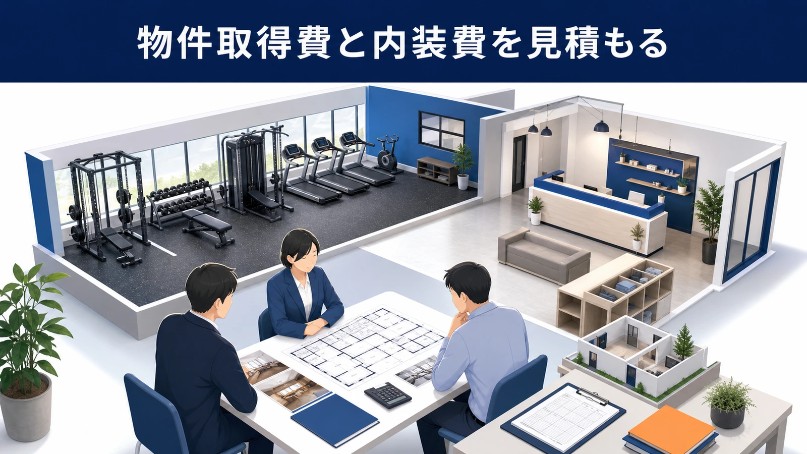物件取得費と内装費を見積もる