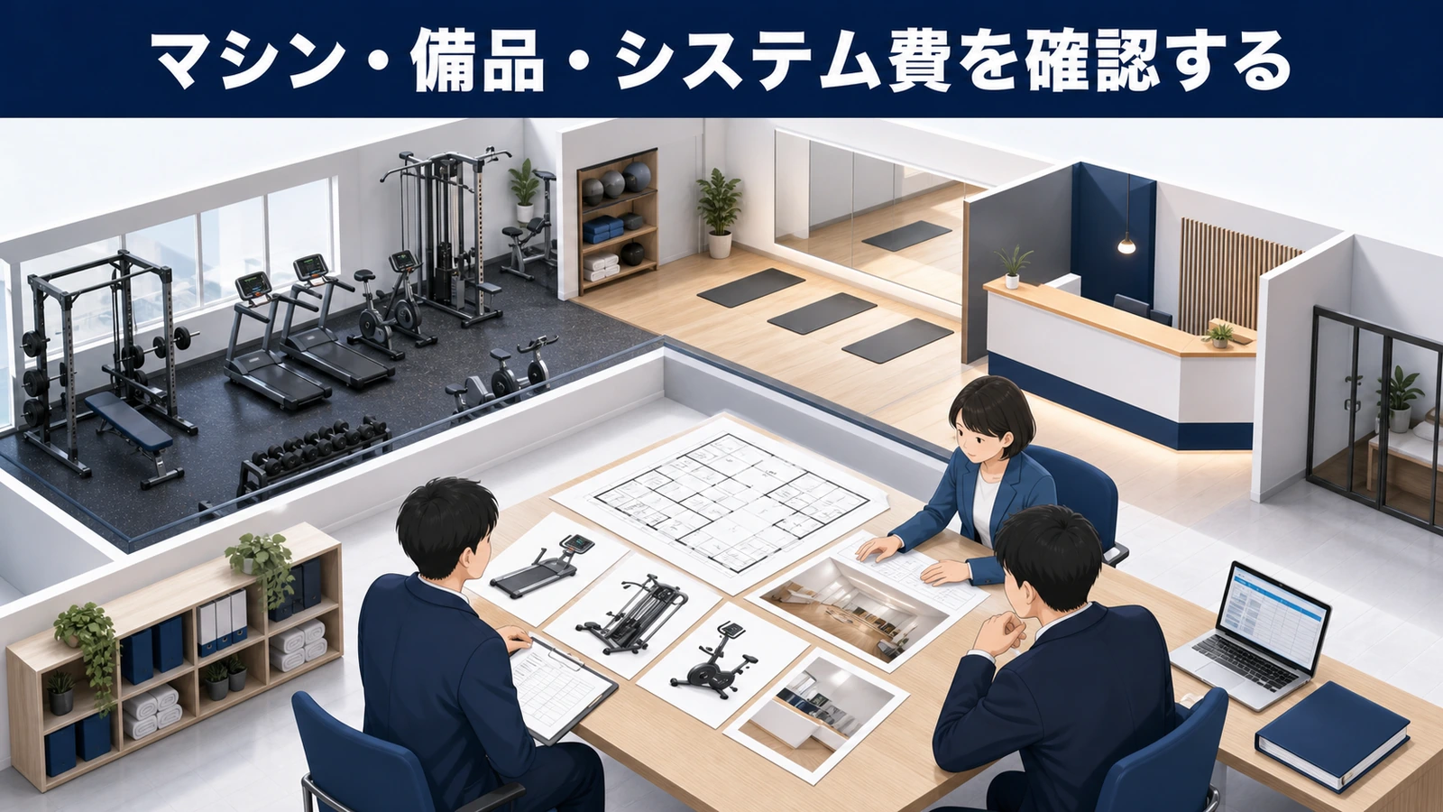マシン・備品・システム費を確認する
