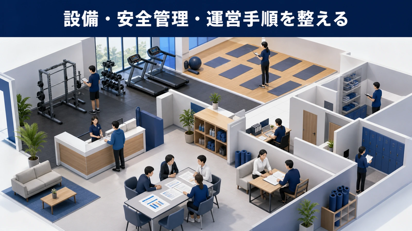 設備・安全管理・運営手順を整える
