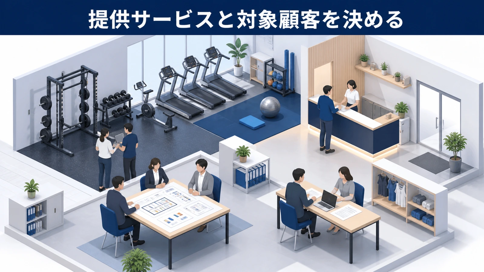 提供サービスと対象顧客を決める