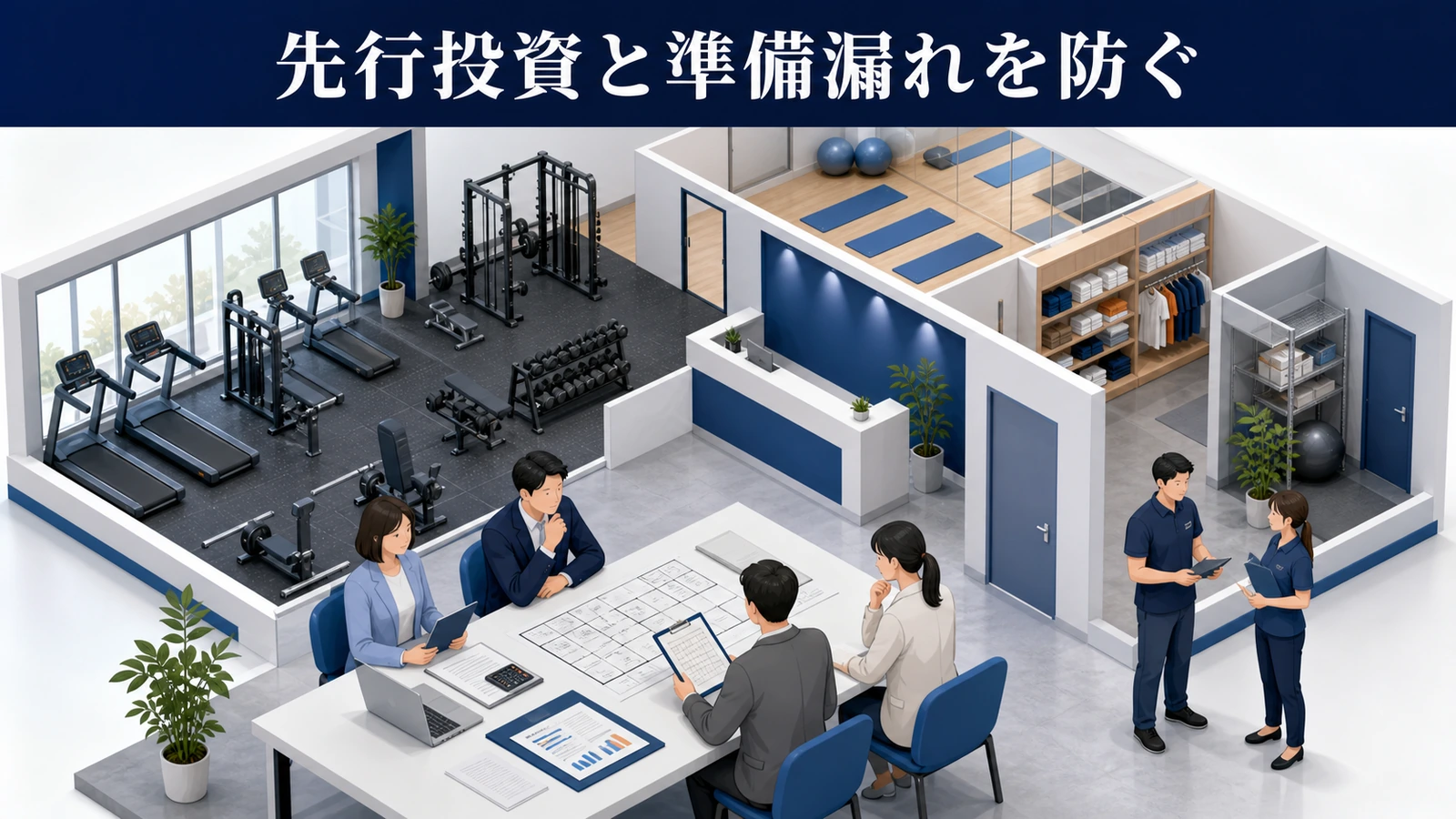 先行投資と準備漏れを防ぐ