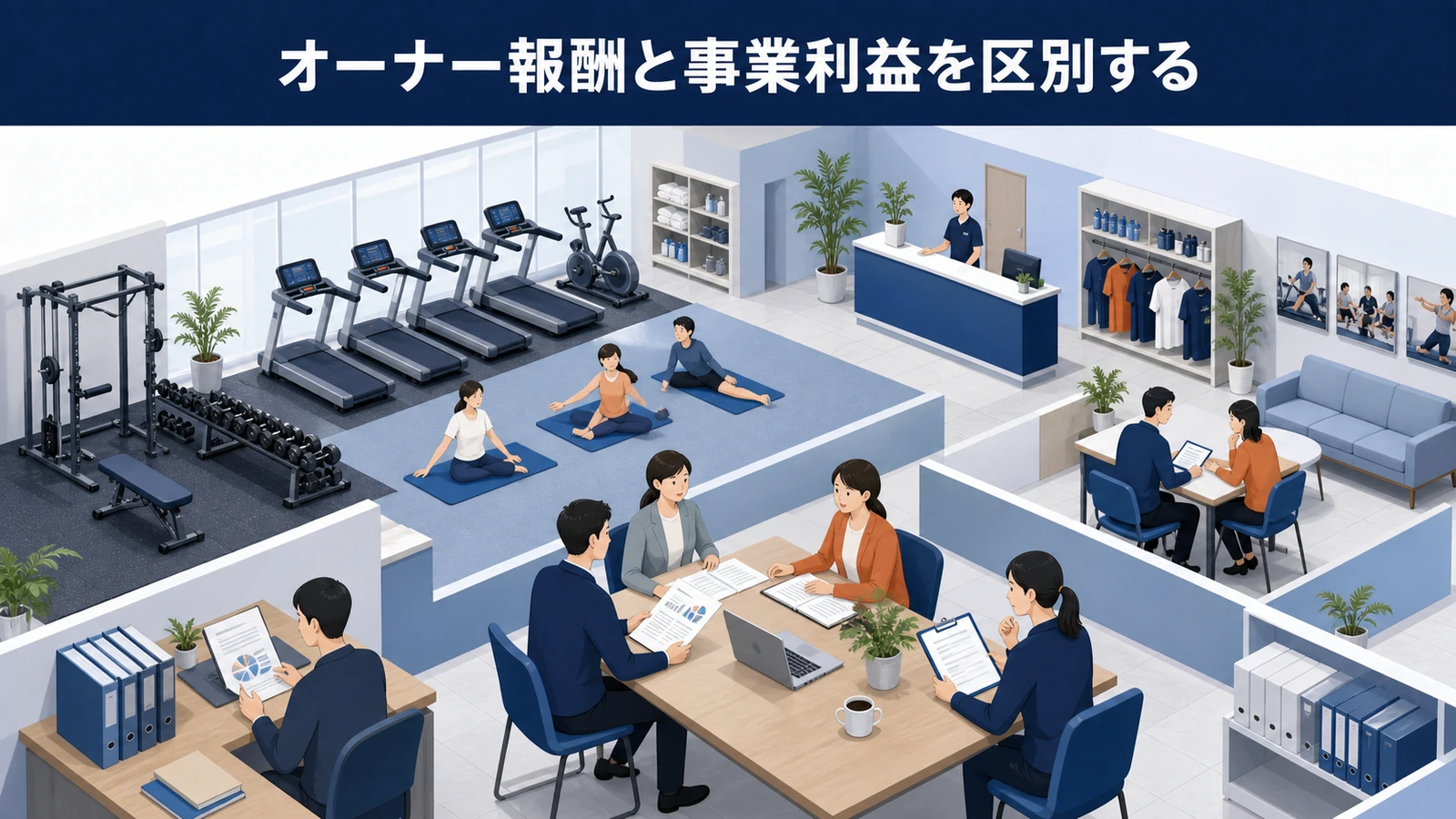 オーナー報酬と事業利益を区別する