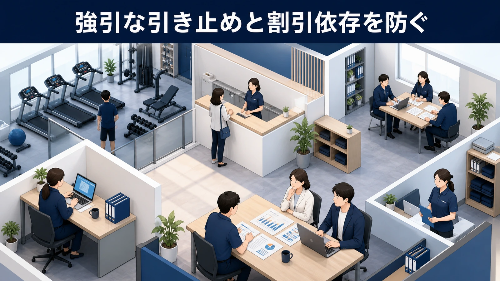 強引な引き止めと割引依存を防ぐ