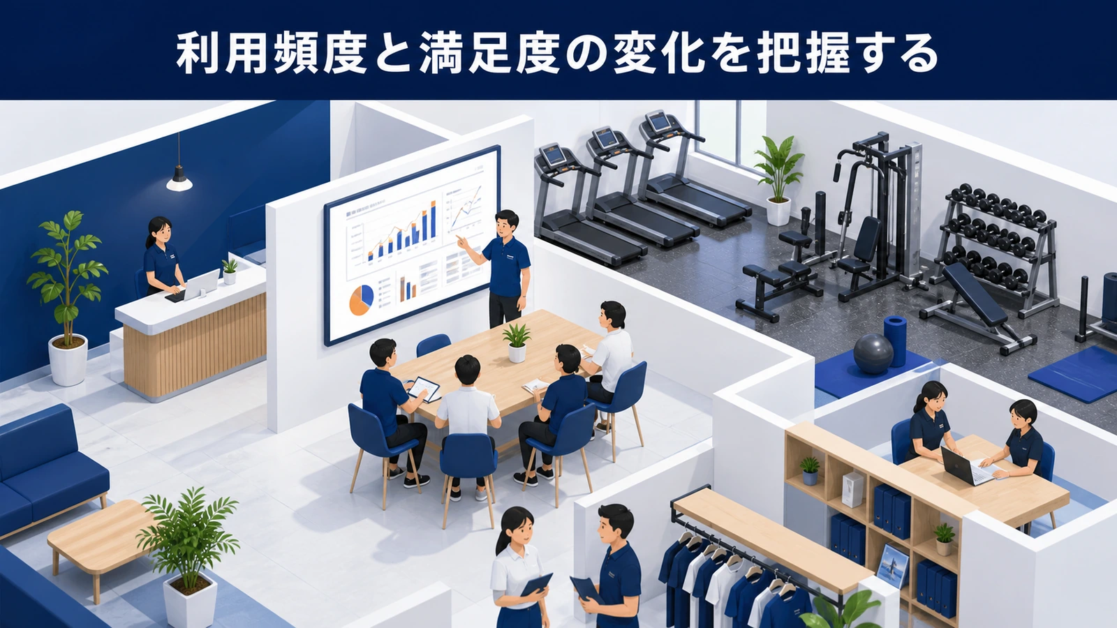 利用頻度と満足度の変化を把握する