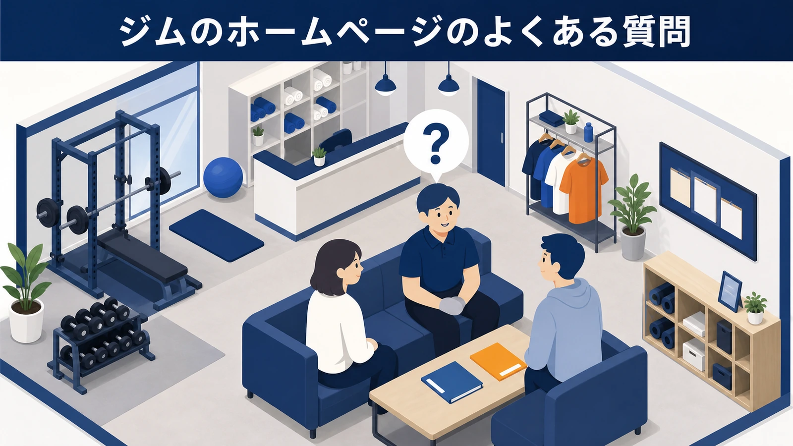 ジムのホームページのよくある質問