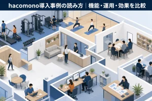 hacomono導入事例の読み方|機能・運用・効果を比較