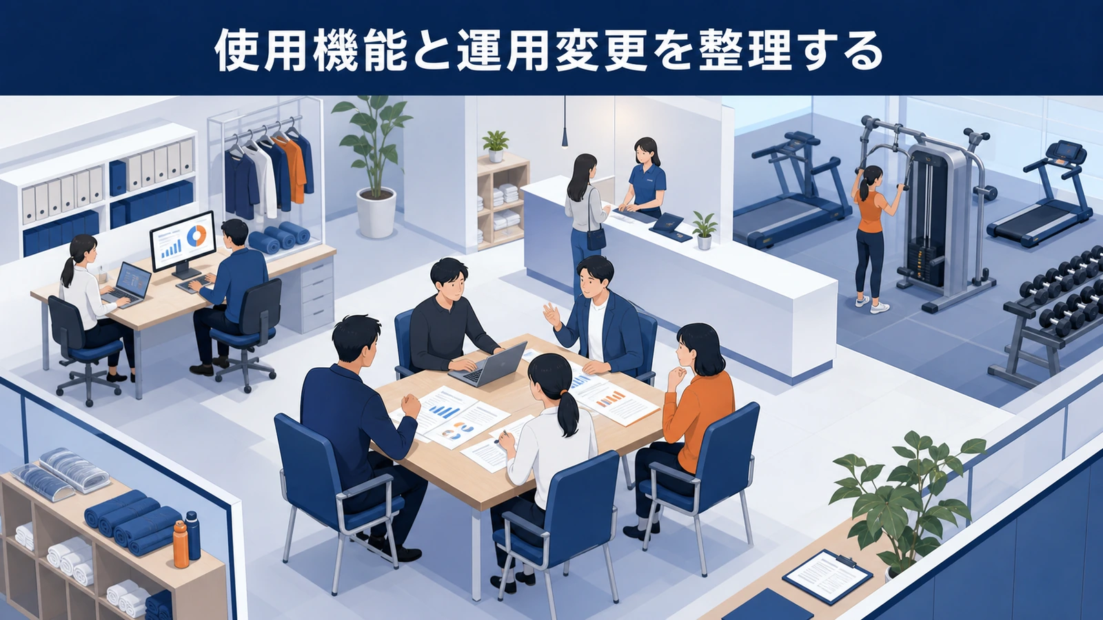 使用機能と運用変更を整理する