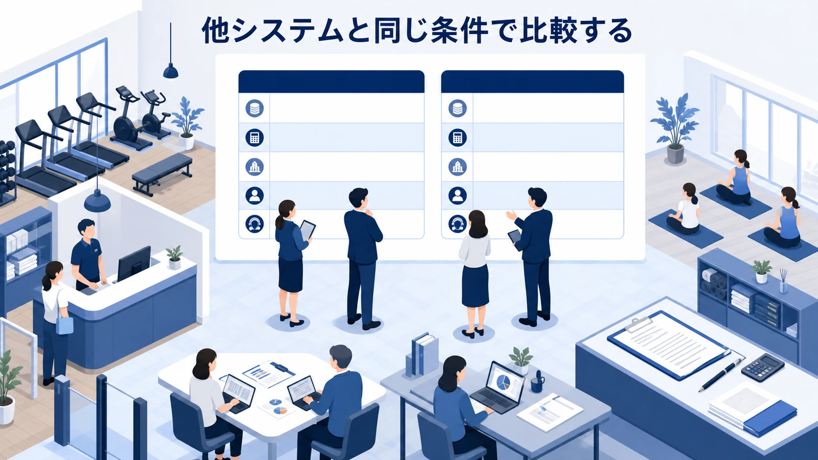 他システムと同じ条件で比較する