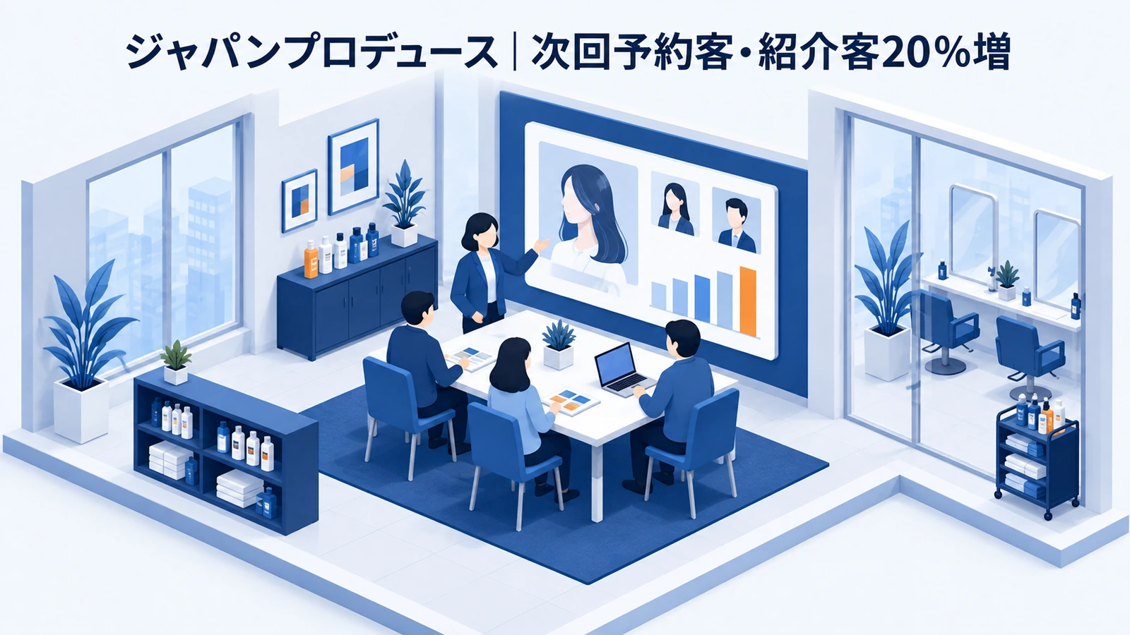 ジャパンプロデュースの美容室集客事例