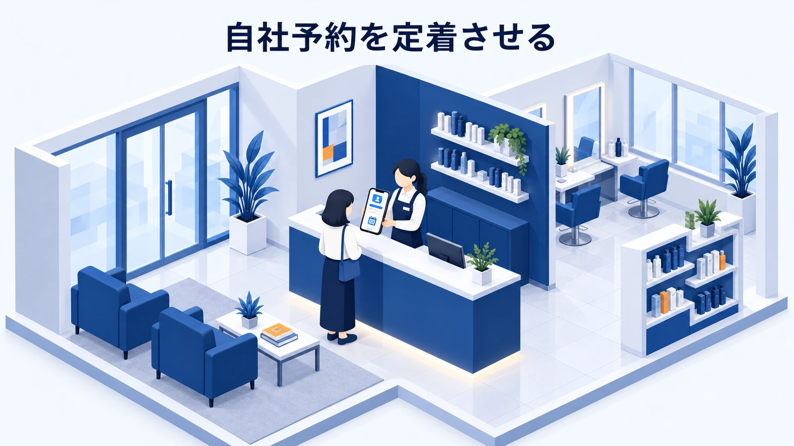 自社予約を定着させる