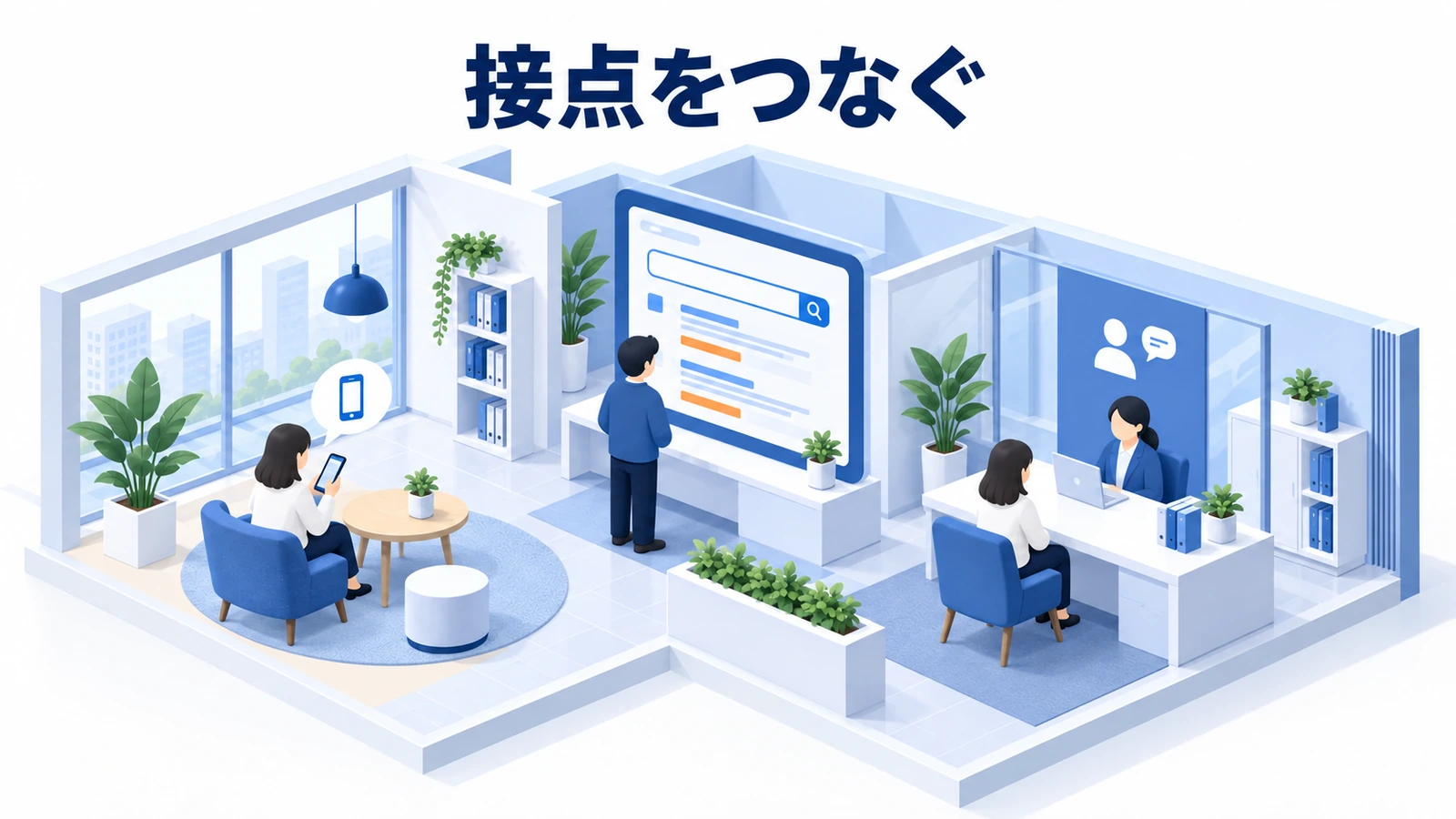 接点をつなぐ
