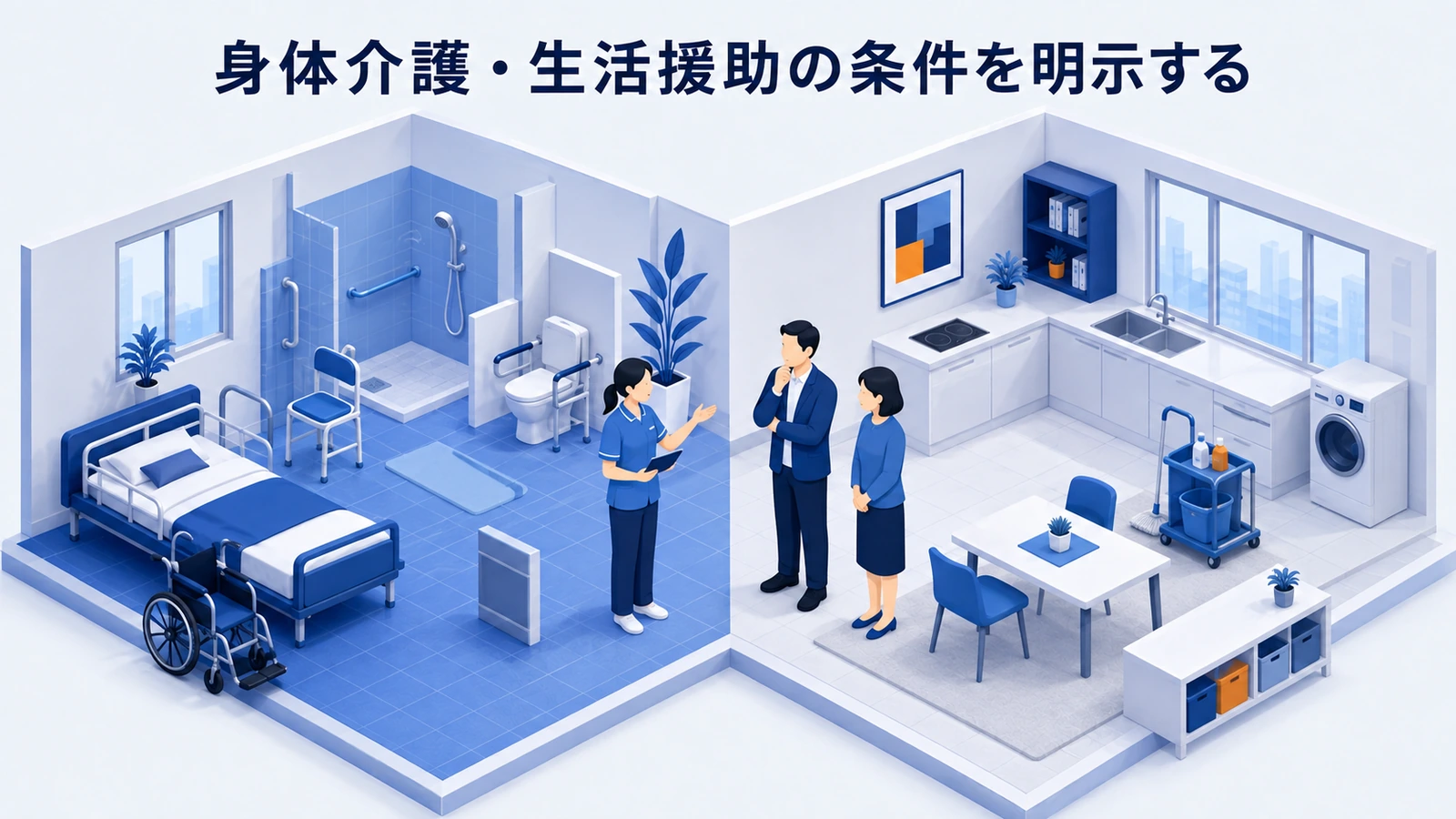 身体介護・生活援助の条件を明示するを整理したImage 2.0図解