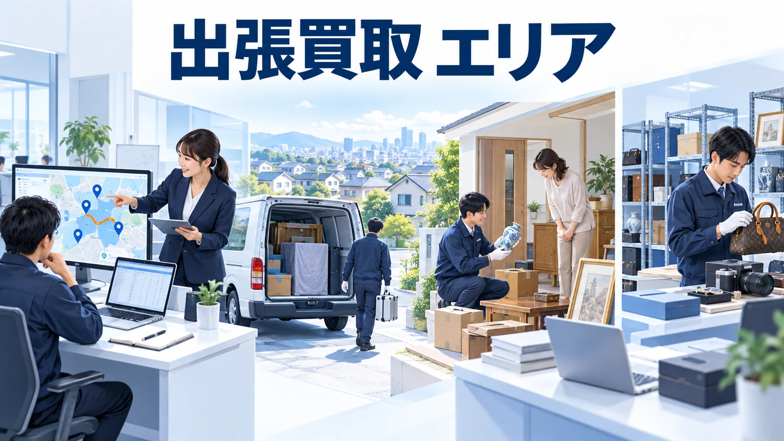 出張買取 エリアを整理したImage 2.0図解