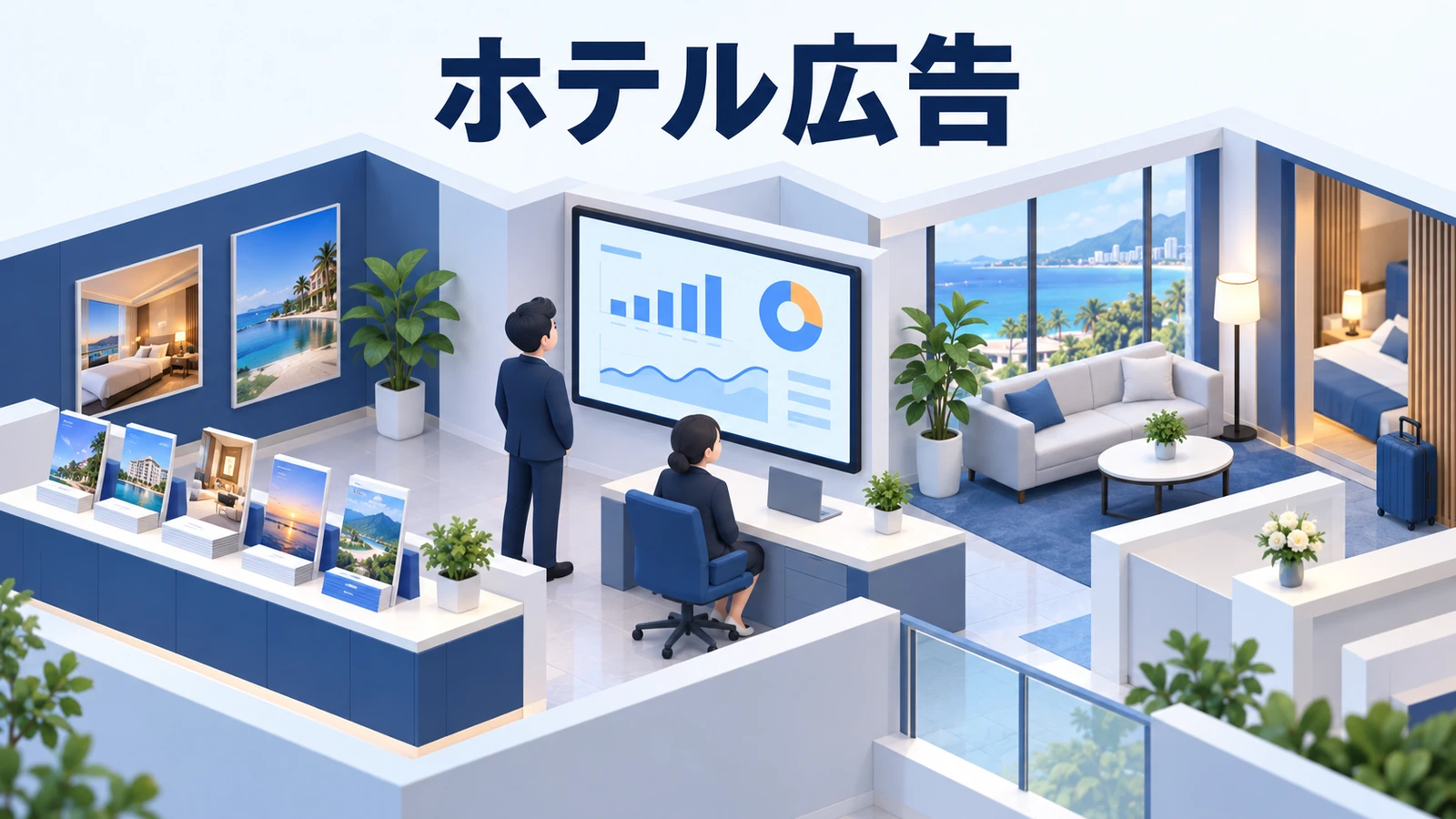 ホテル広告の図解