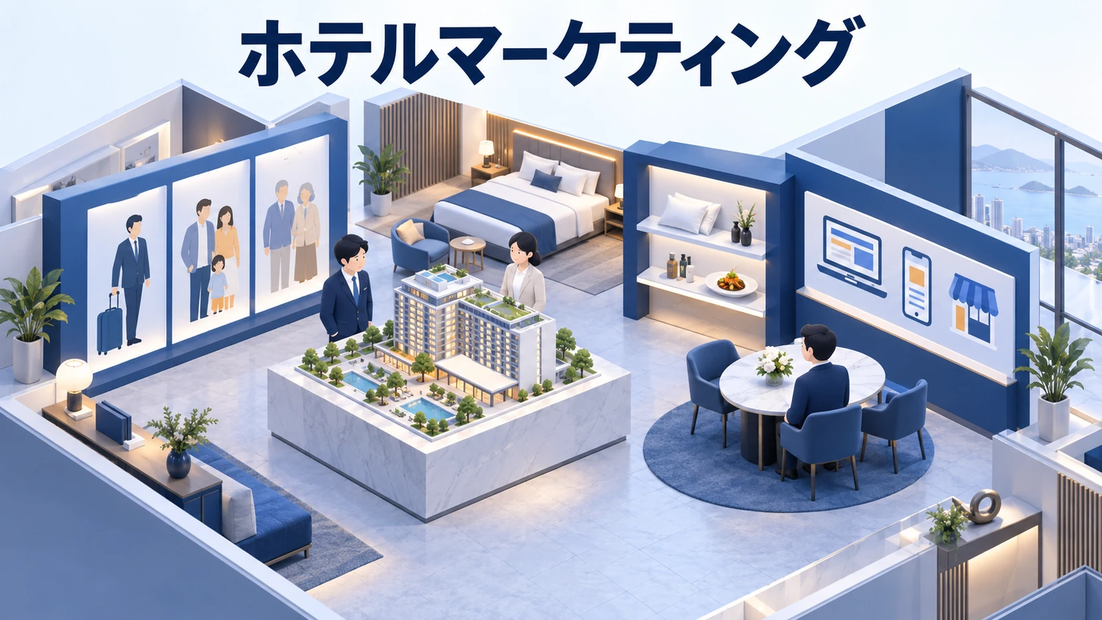 ホテルマーケティングの図解