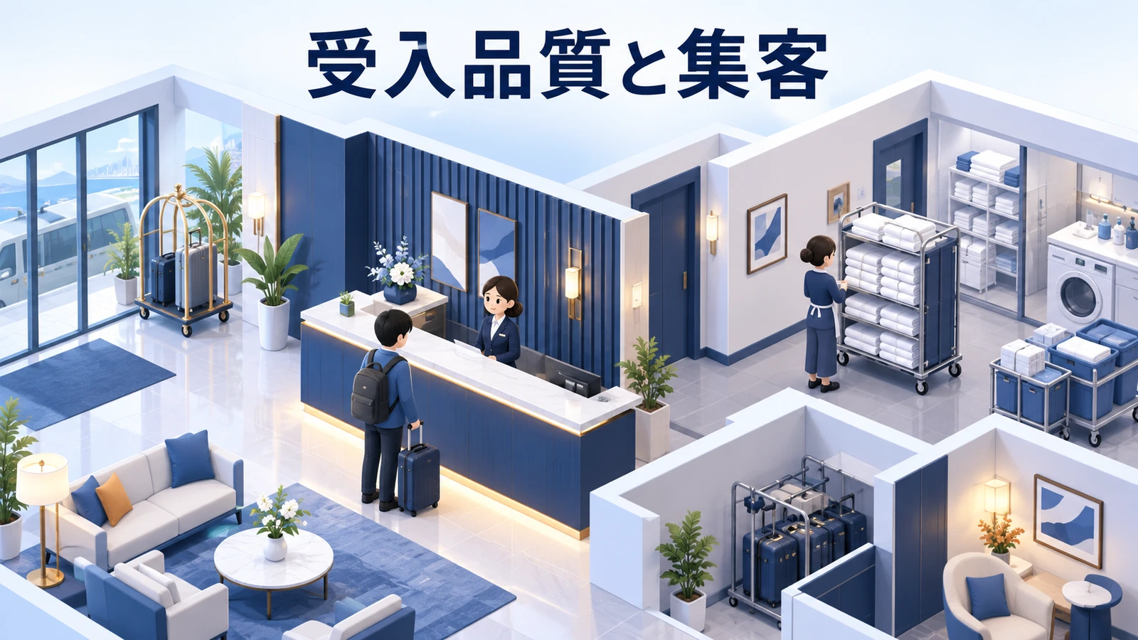 受入品質を測ってから海外向け集客を増やすの図解