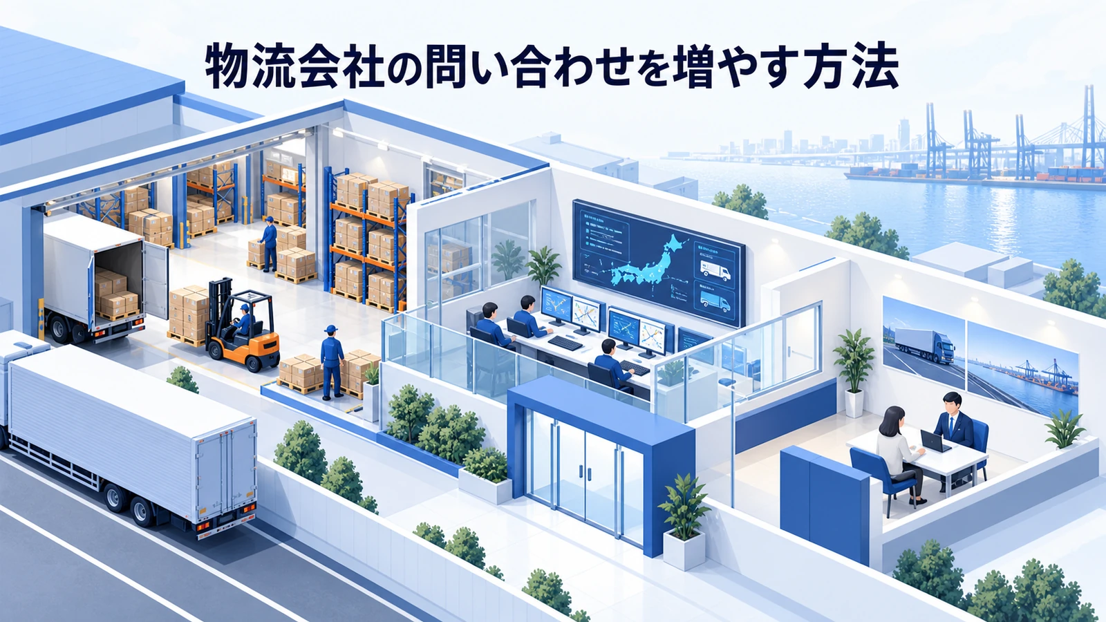 物流会社の問い合わせを増やす方法｜相談前の不安とフォームを改善