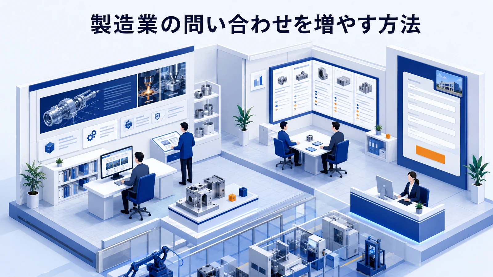 製造業の問い合わせを増やす方法｜技術ページとフォームを改善