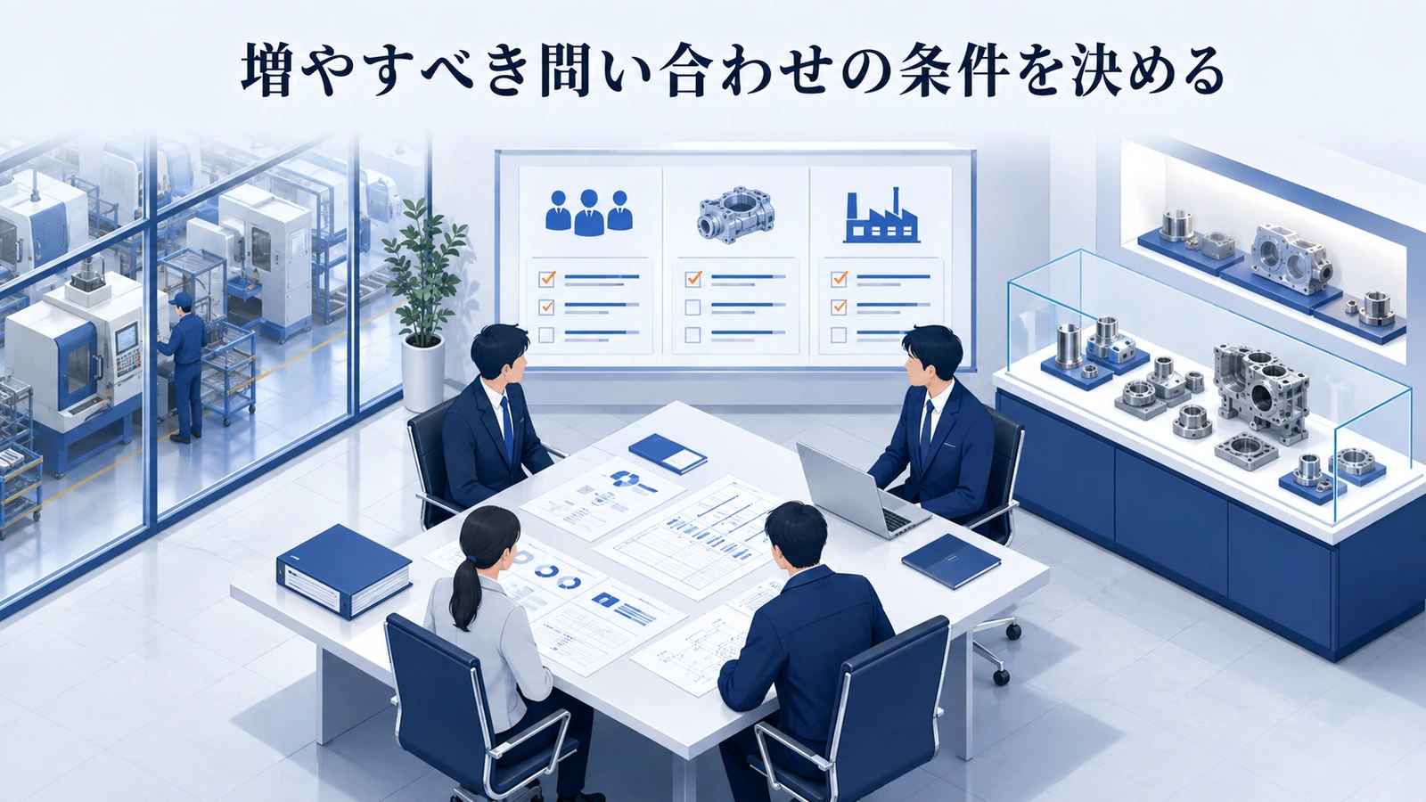 「増やすべき問い合わせの条件を決める」の要点を整理したImage 2.0図解