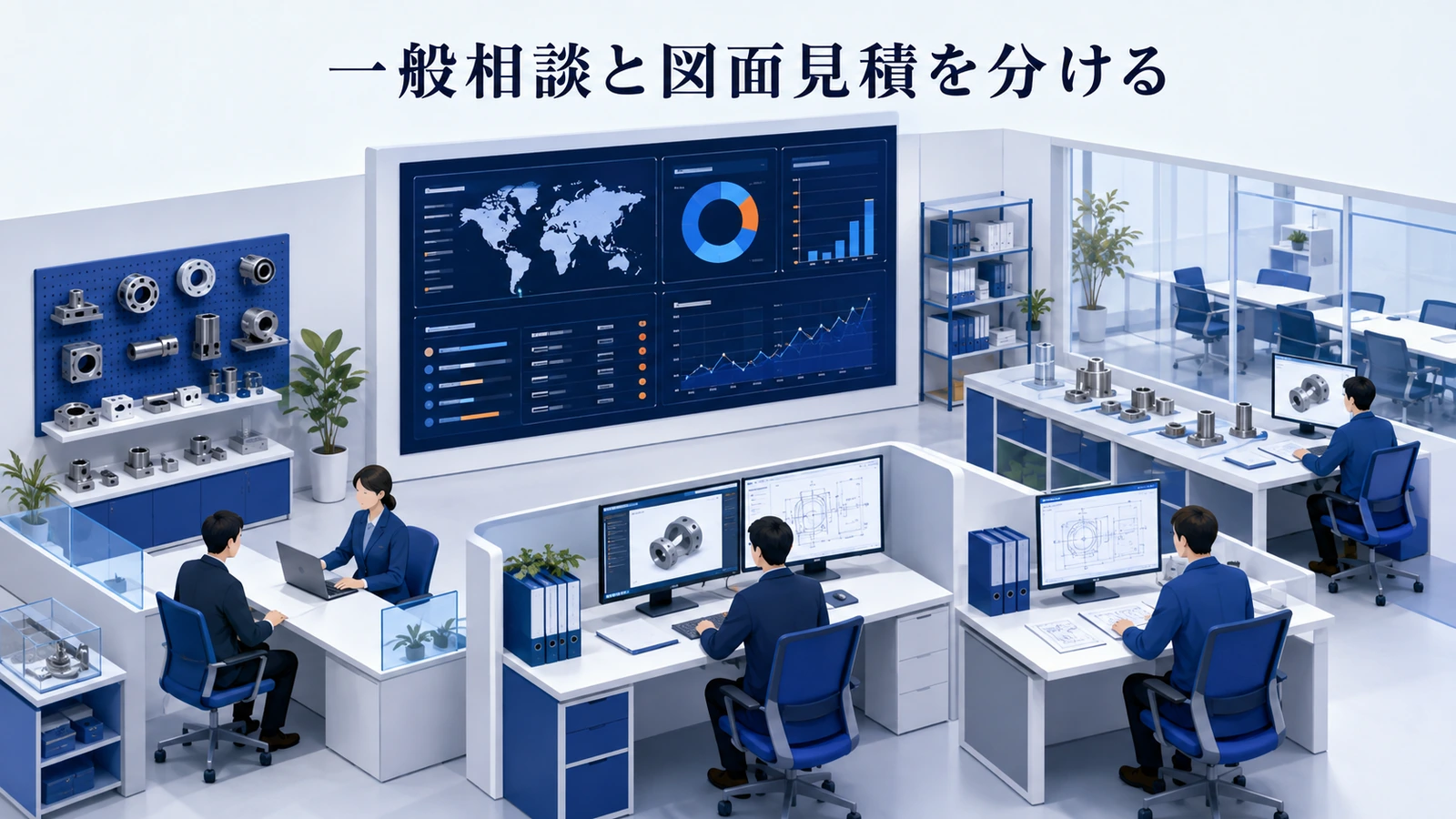 「一般相談と図面見積を分ける」の要点を整理したImage 2.0図解