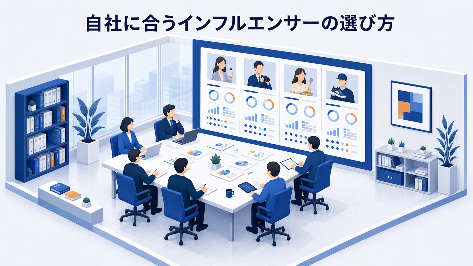 自社に合うインフルエンサーの選び方を示すWeb広告運用