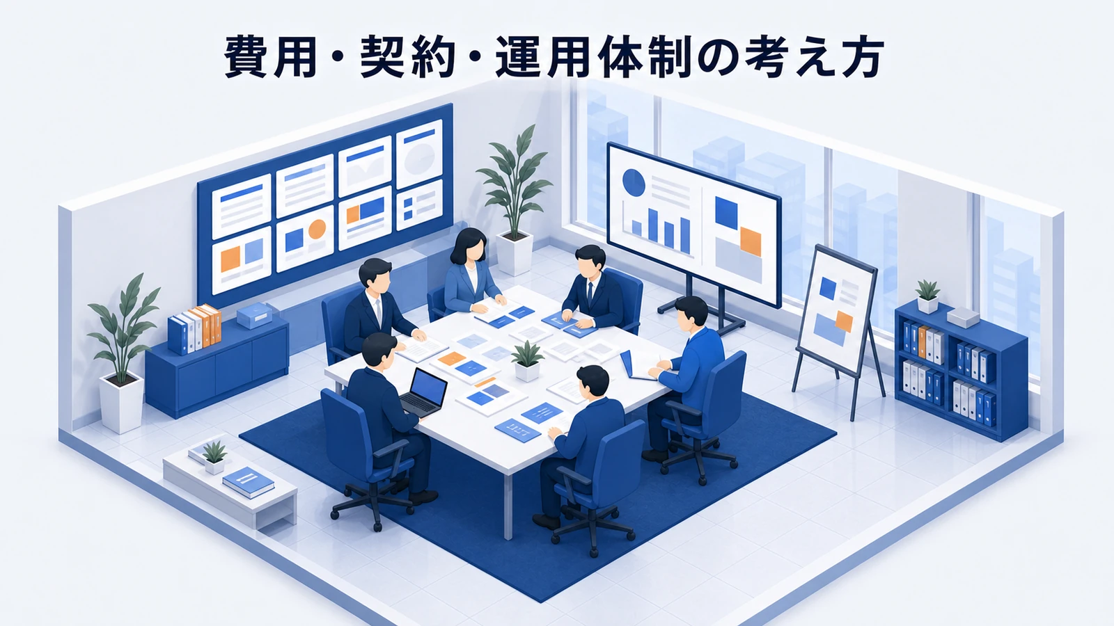 費用・契約・運用体制の考え方を示すWeb広告運用