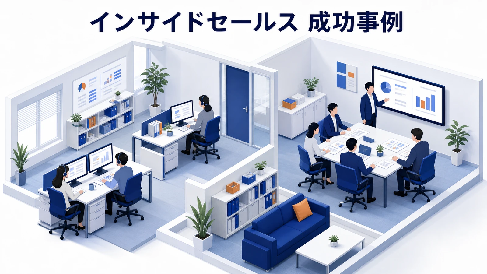 インサイドセールスの成功事例9選