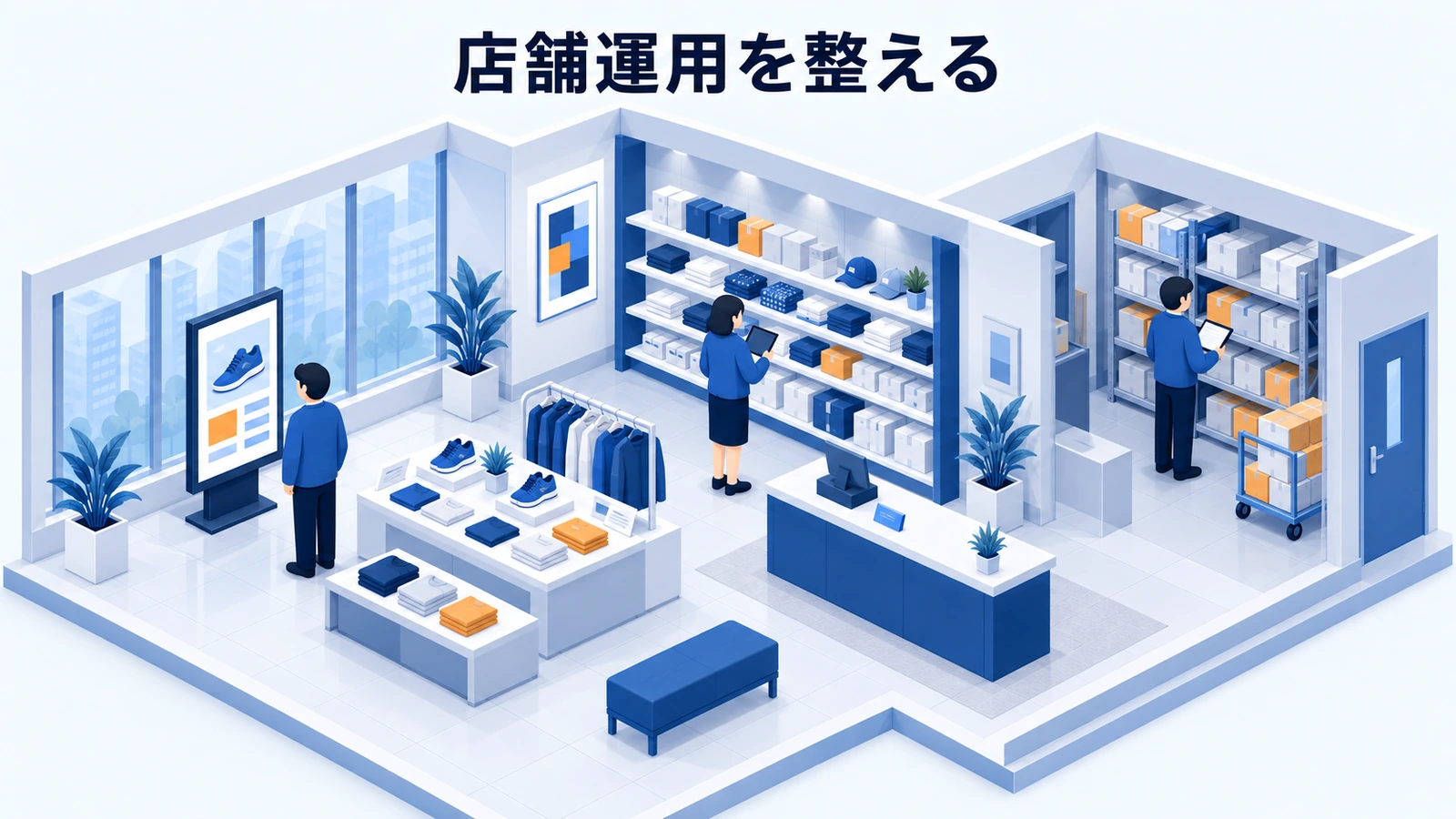 店舗運用を整える