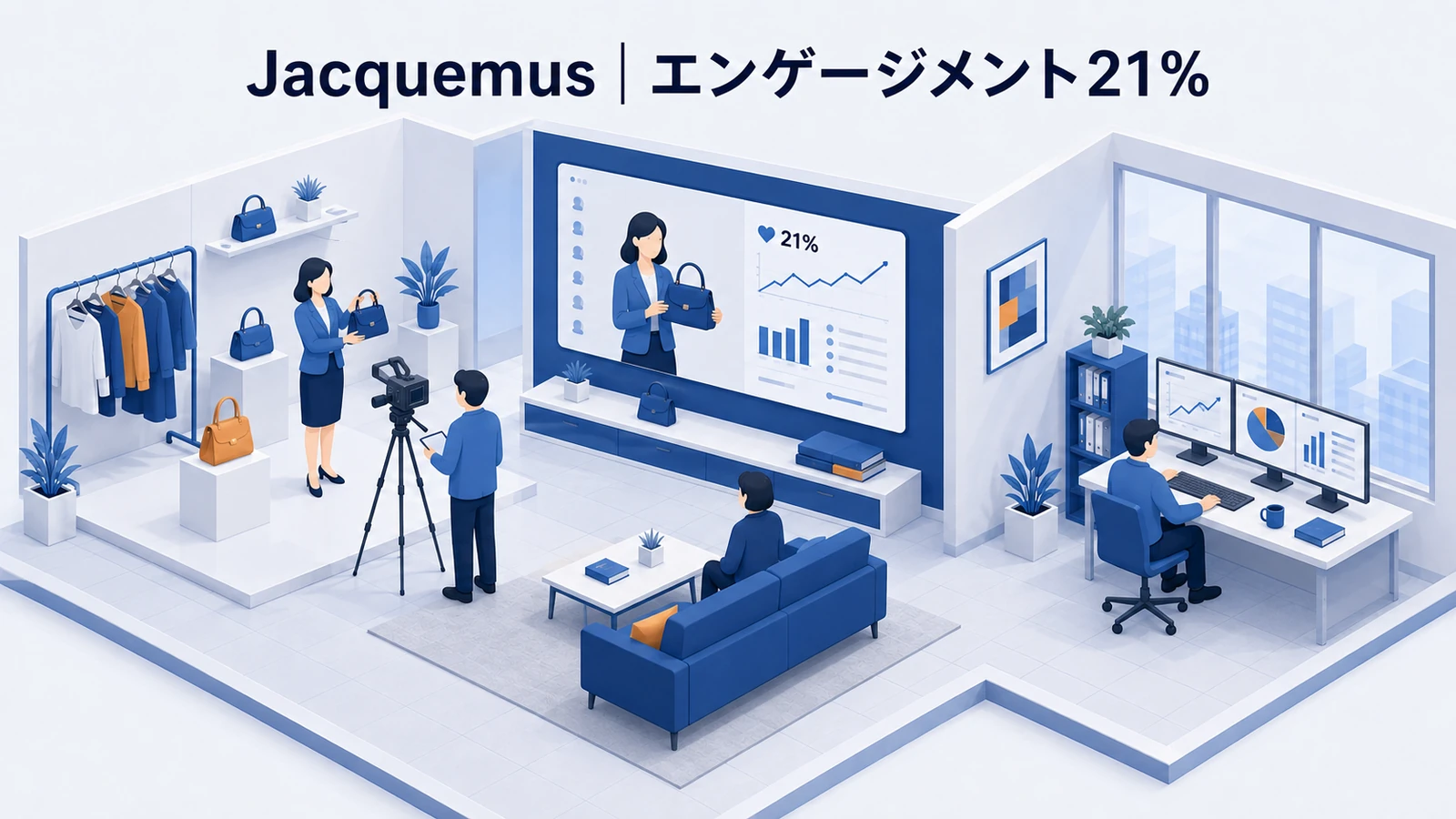 Jacquemus|エンゲージメント21%、カート追加8%のインタラクティブ動画成功事例