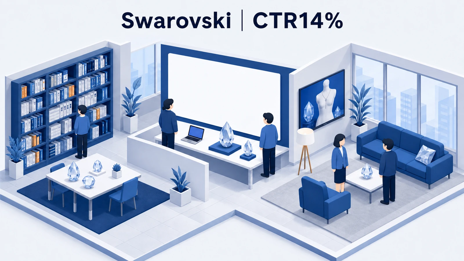 Swarovski|CTR14%、エンゲージメント36%のインタラクティブ動画成功事例