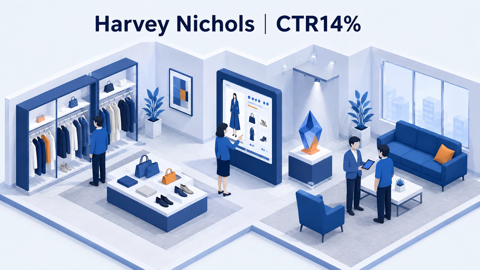 Harvey Nichols|エンゲージメント49%、CTR14%のインタラクティブ動画成功事例